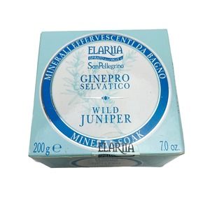 New NIB Elariia Ginepro Selvatico - Wild Juniper Bath Mineral Soak Salts